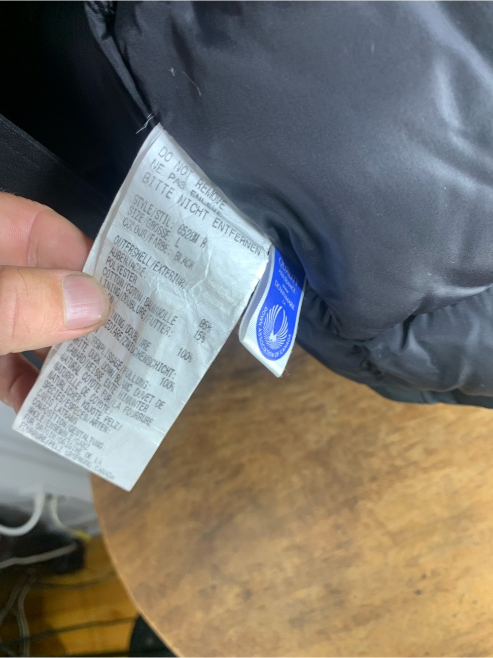 Canada goose parka down filled Winter coat - Picture 11 of 12